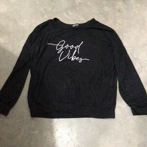 Buffalo black good vibes women’s large